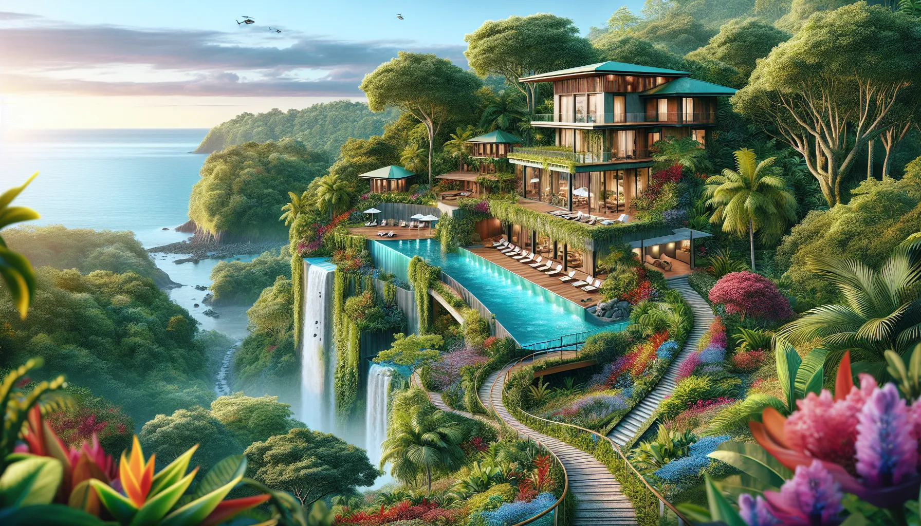 Villa with Private Waterfall Hike Costa Rica: Ultimate Escape