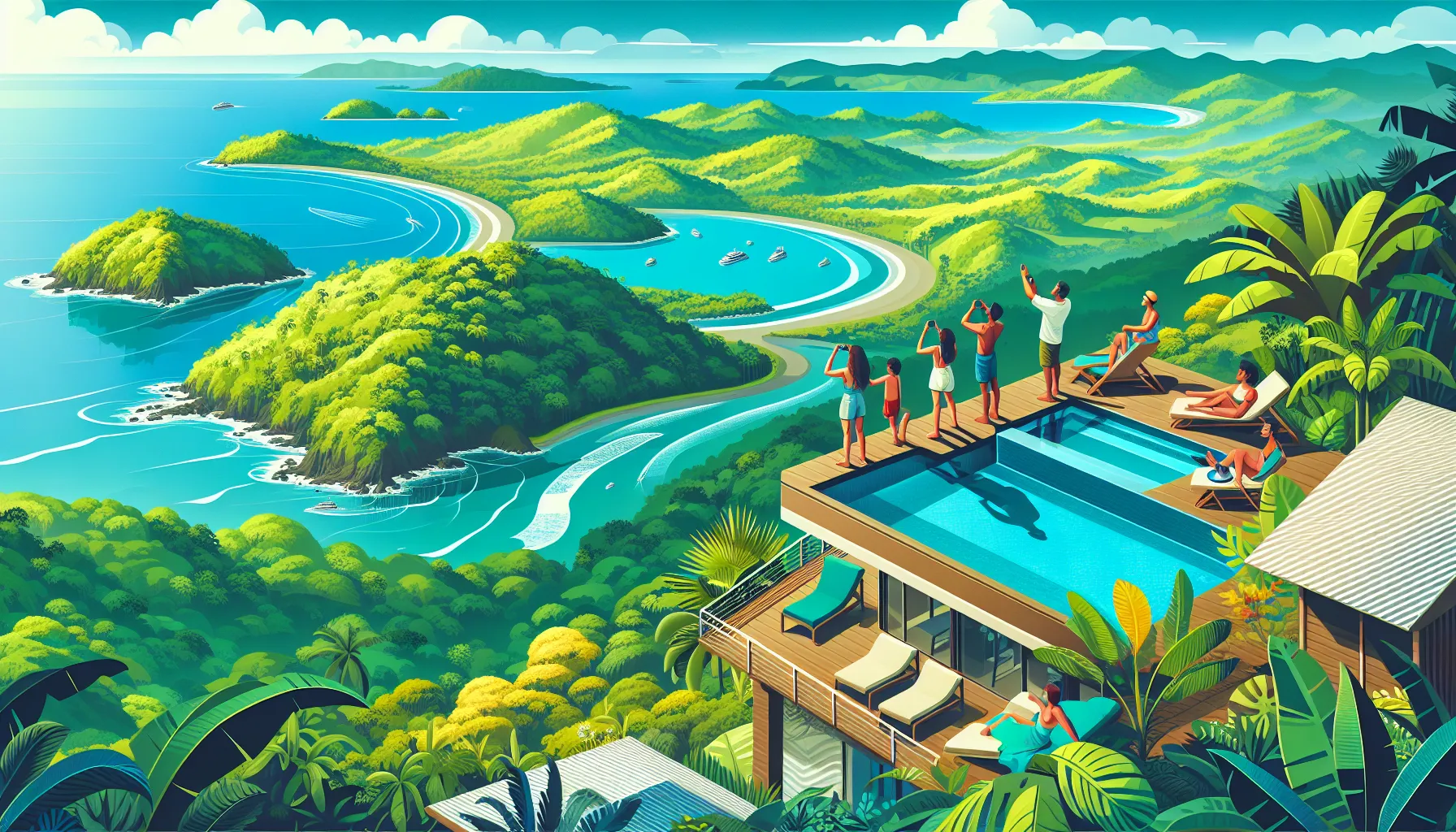 Costa Rica Aerial Villa Tours: Luxury Meets Scenic Adventure