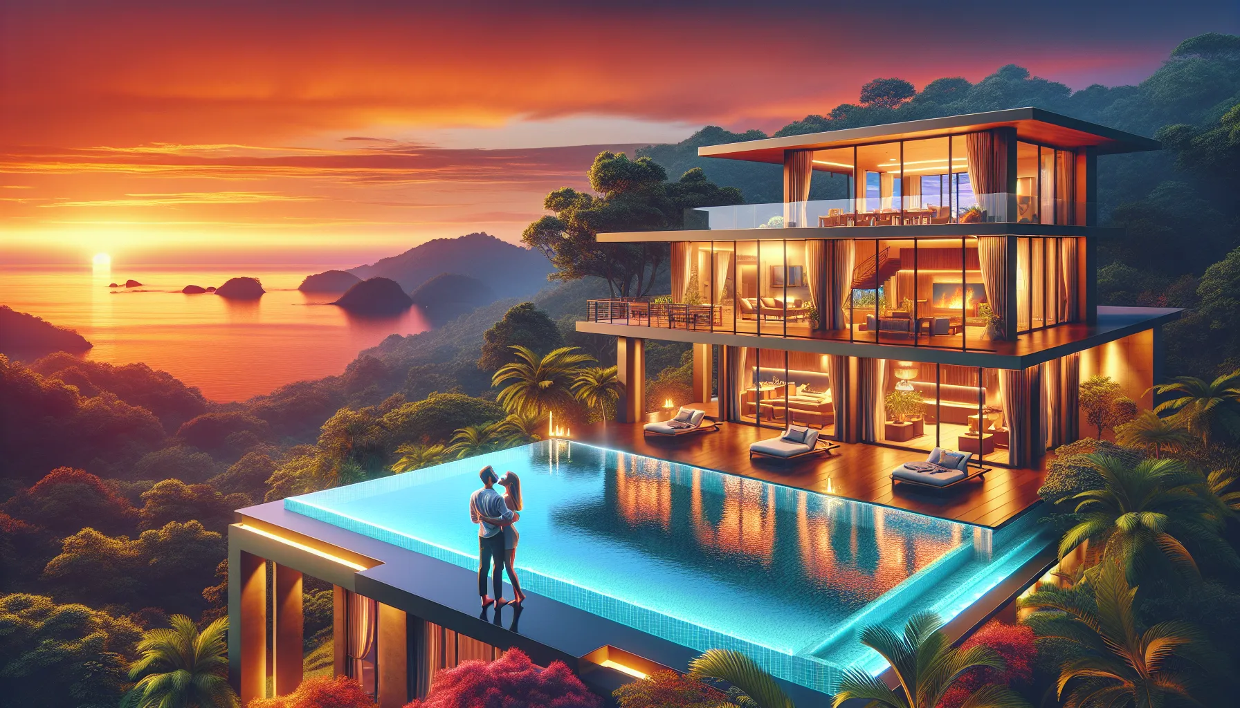 Villa with Luxury Sunset Views Costa Rica – Ultimate Retreat